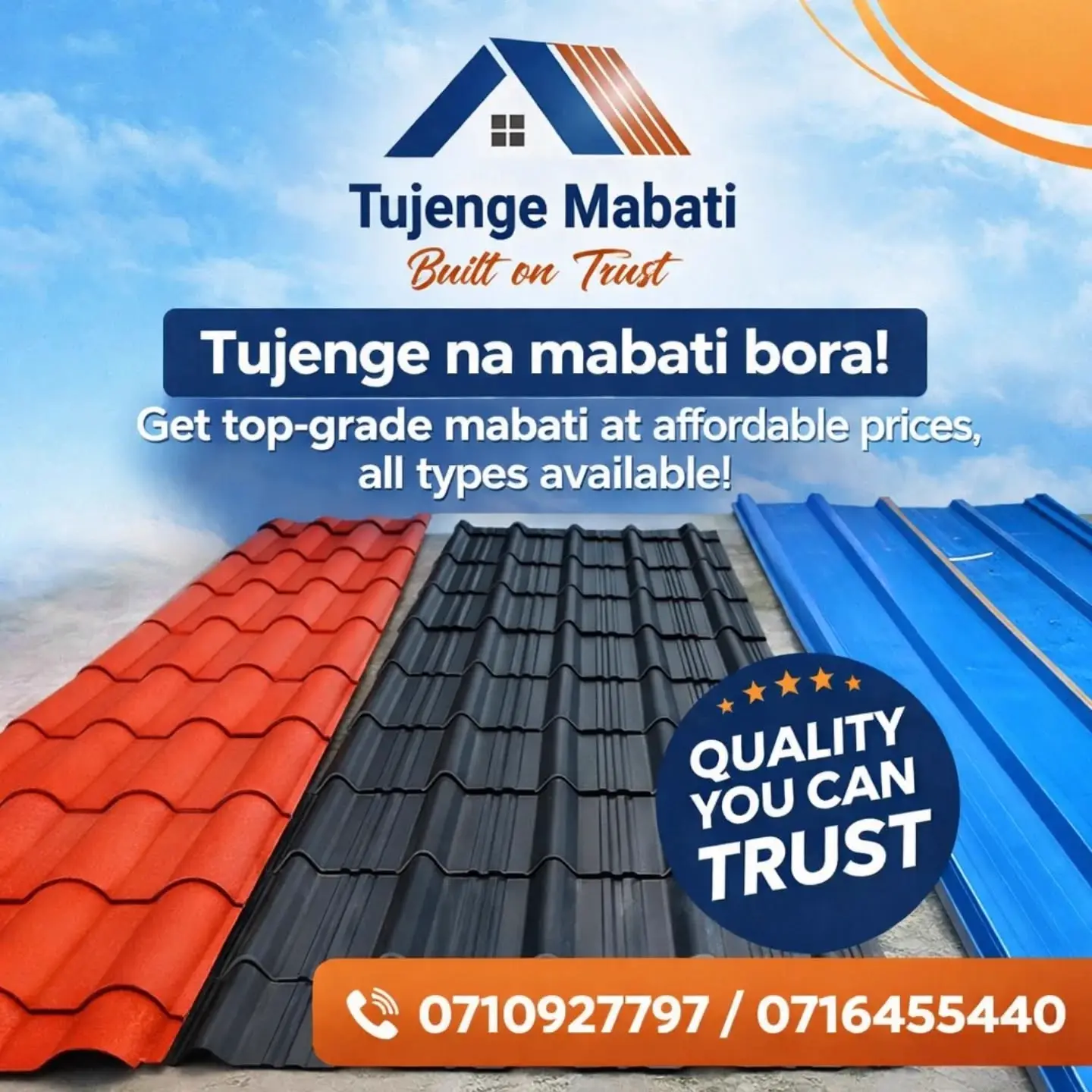 Tujenge mabati factory 