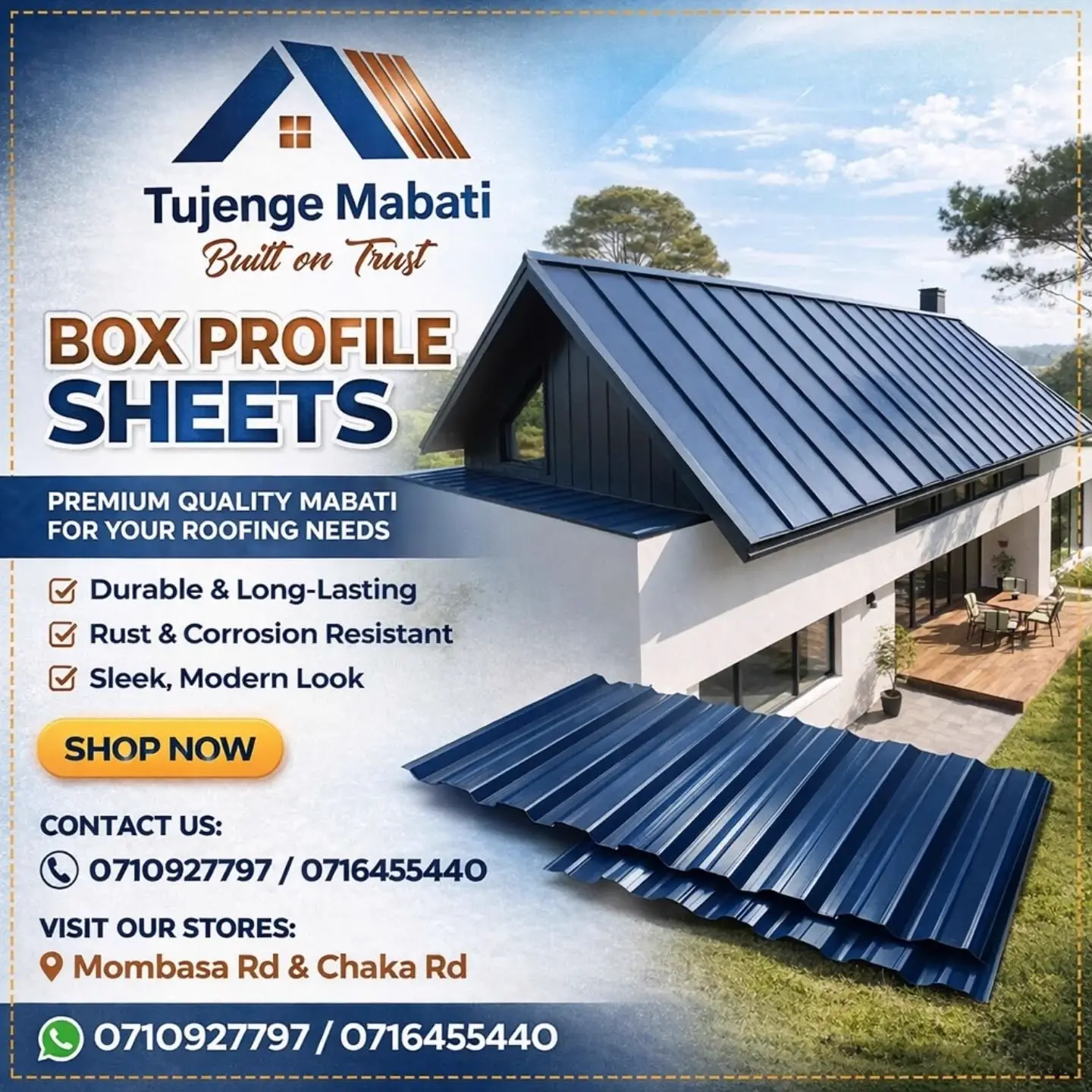 Tujenge mabati factory 